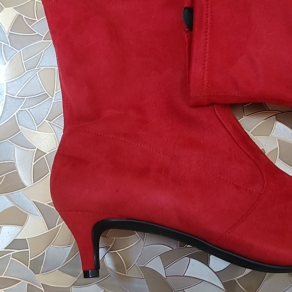 NWT red booties - Picture 2 of 8